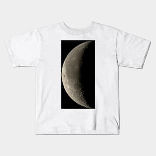 Waning crescent Moon (R340/0667) Kids T-Shirt